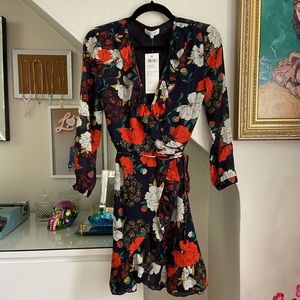 WYLDR floral print wrap dress